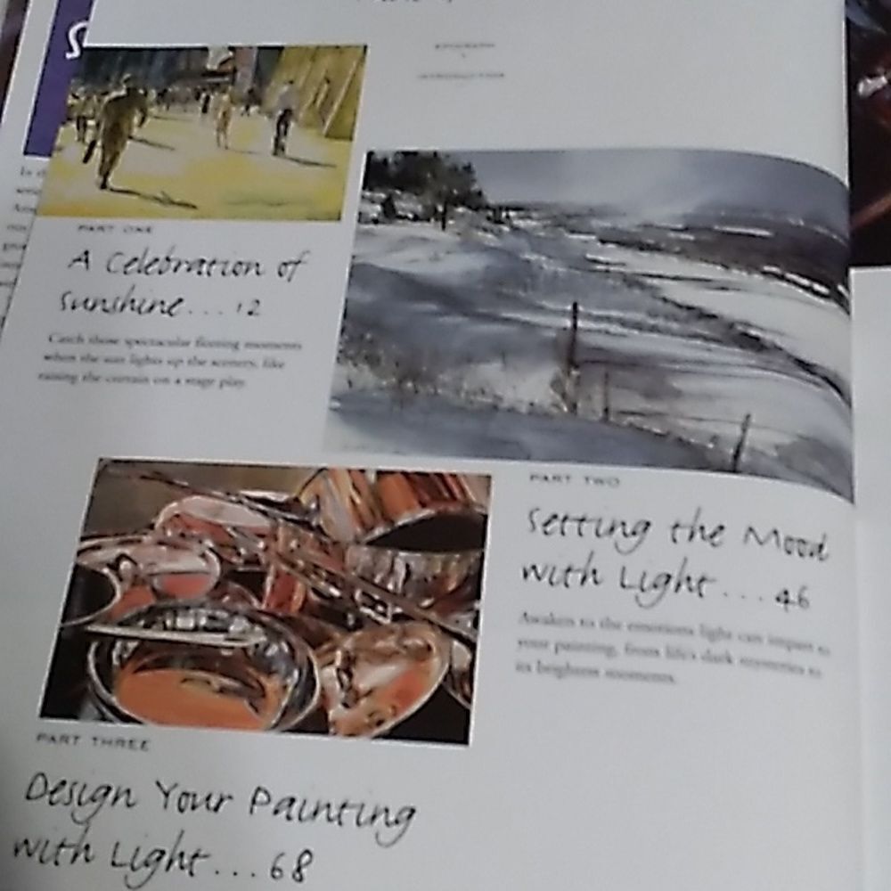 SPLASH 4 the spendlor of light hardcover artist watercolor coffeetable book - Picture 4 of 13